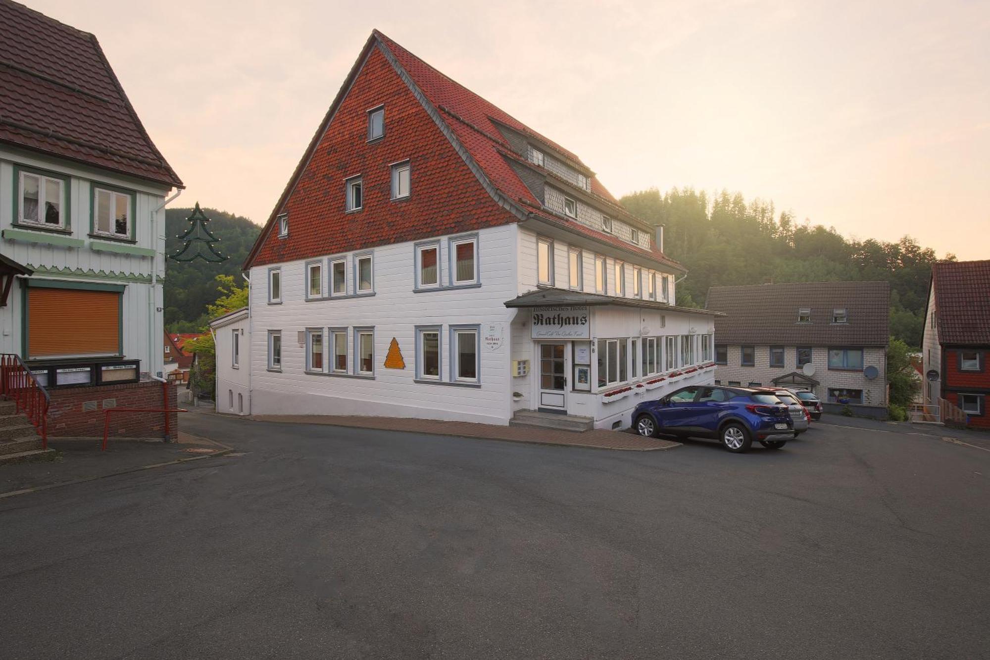 Historisches Hotel Rathaus Lautenthal Bagian luar foto